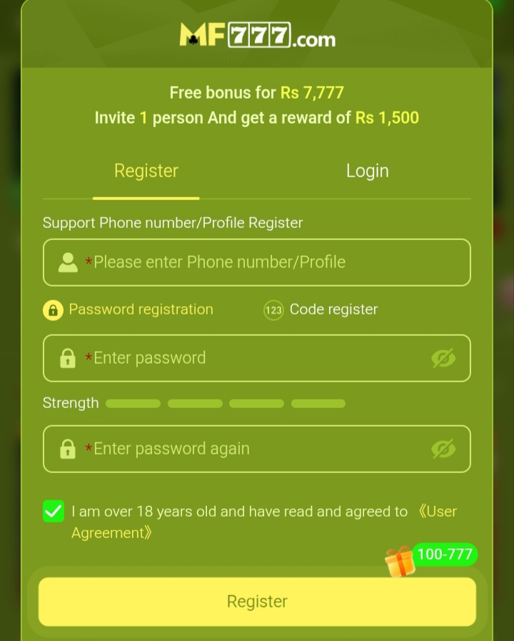 MF777 Game